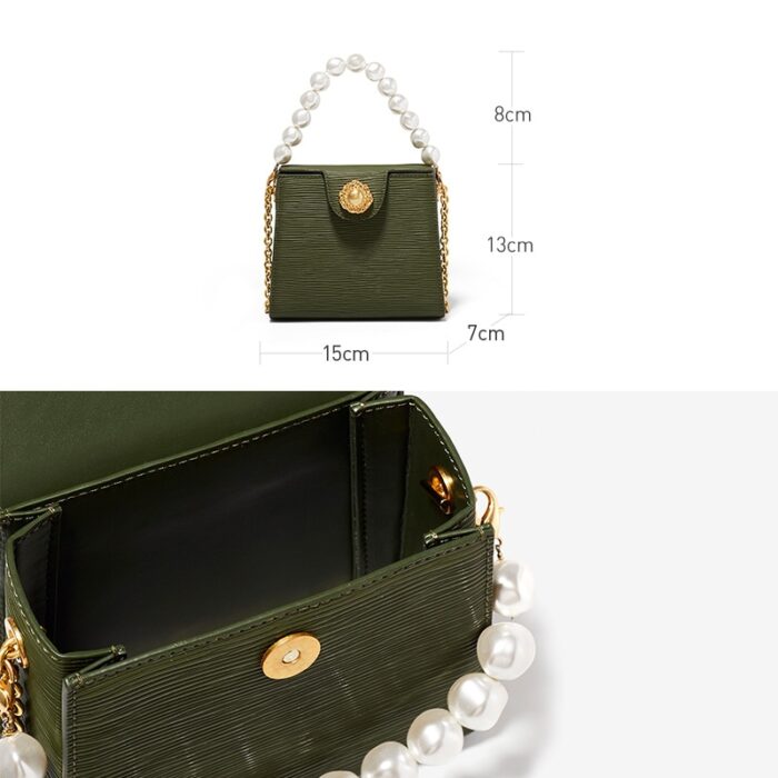 LAFESTIN Mini square pearl bag