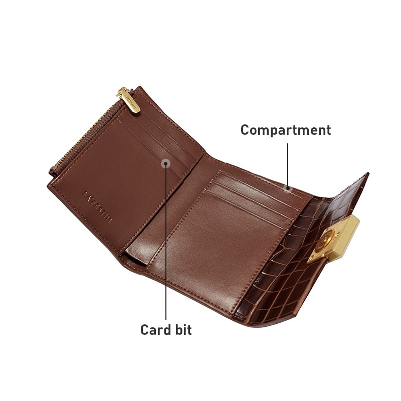 LAFESTIN tri-fold wallet