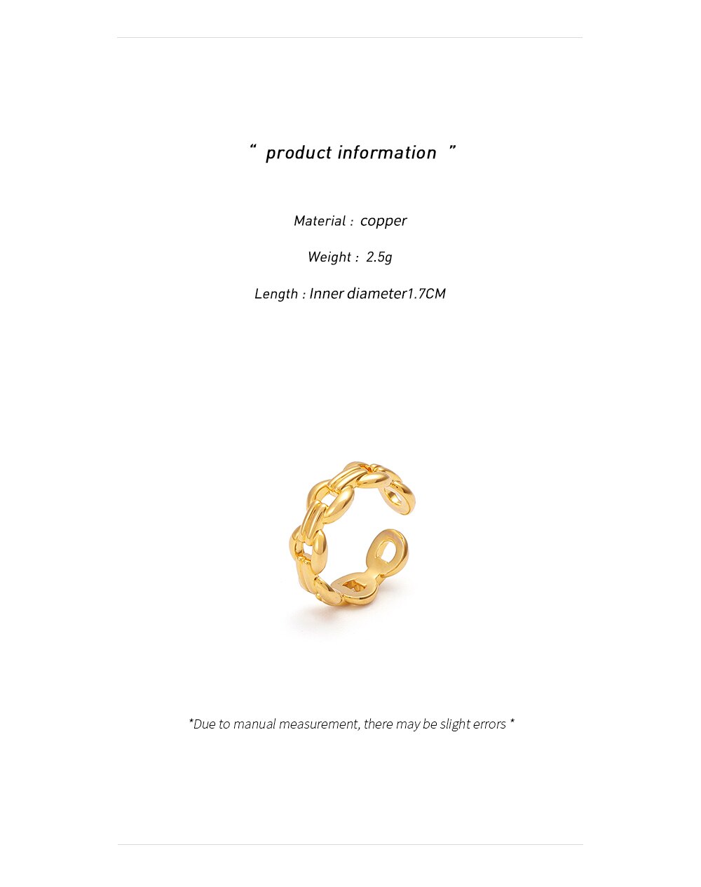LAFESTIN Designer limited edition ring (Gold)