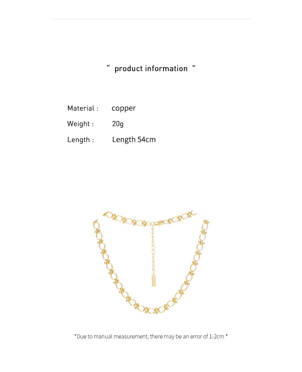 LAFESTIN limited edition Niche design necklace (Gold)