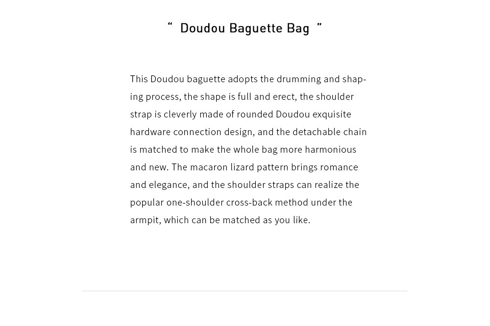 LA FESTIN Limited Edition Doudou Baguette bag