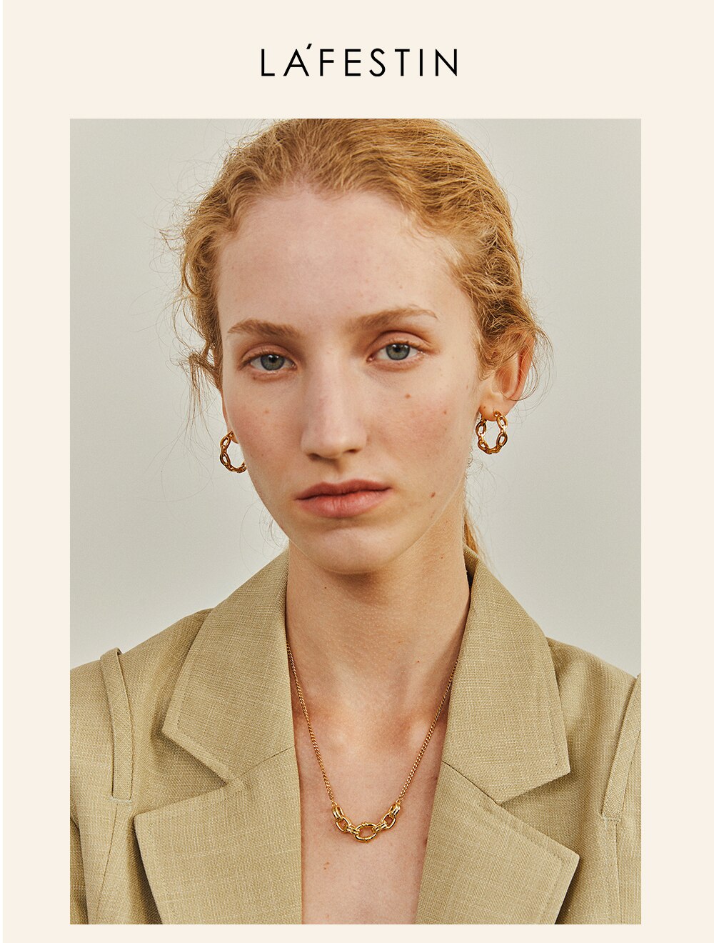 LAFESTIN limited edition Designer earrings (Gold)