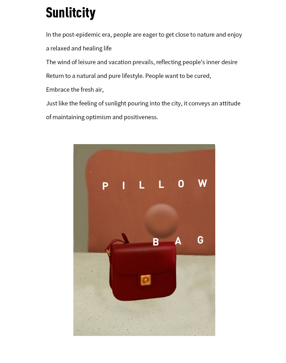 LAFESTIN Pillow Tofu Bag