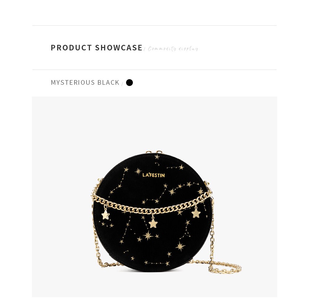 La Festin Golden Stars Handbag