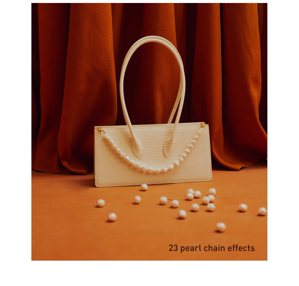 La Festin Exquisite Pearl Chain For Bags
