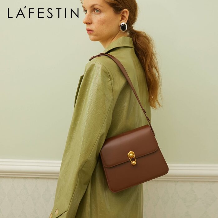 LA FESTIN 2022 New Fashion Handbag Famous Luxury Brand Women Purse Simple Shoulder Messenger High-quality Small Square Bag Tide 1